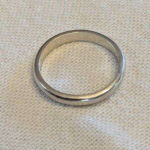Vintage Taxco Mexico Sterling Silver Band Ring Minimalist 925 Wedding Stackable
